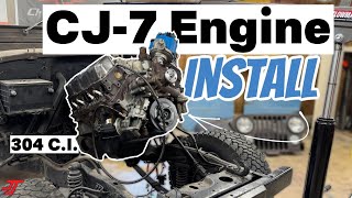 V8 Engine Going in the Jeep for the First Time in YEARS!