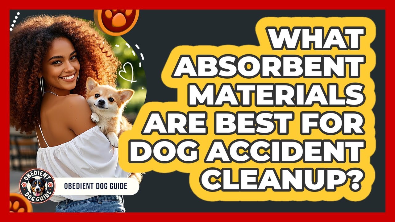 What Absorbent Materials Are Best For Dog Accident Cleanup? - Obedient Dog Guide