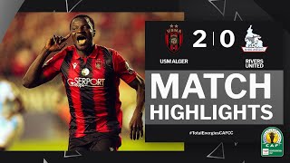 #TotalEnergiesCAFCC | HIGHLIGHTS | USM Alger 🆚 Rivers United | Quarter-Finals 2nd Leg | 2023/24