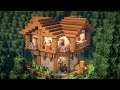 ✅ Minecraft : How to build a epic Wooden House in minecraft | Easy Tutorial |