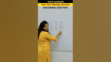 Can You Solve This Missing Number Puzzle Reasoning Questions Comptitiveexam Shorts Shortsfeed 