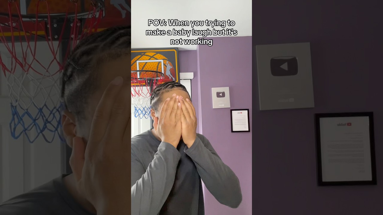 Когда пытаешься рассмешить малыша 💀 