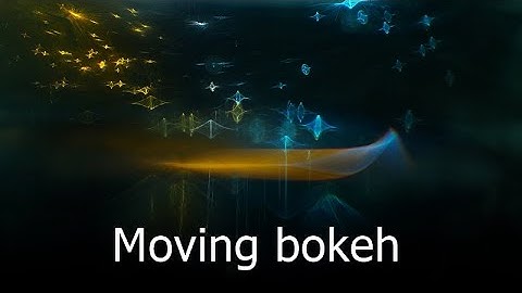 Macro shooting video moving bokeh