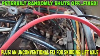 PETERBILT FRAME STRETCH PT16. ELECTRICAL TROUBLES AND MORE PROBLEMS WITH THE LIFT AXLE