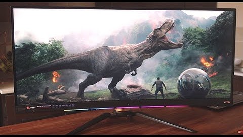 MSI Optix MPG341CQR - the T-Rex of monitors