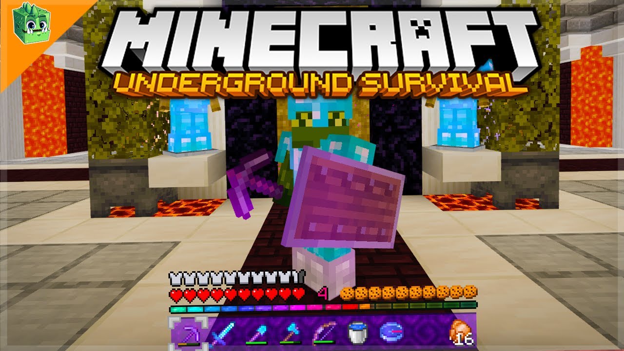 ⛏️️Minecraft Underground Survival | Piglin Barter Farm⛏️