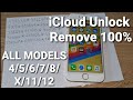 iCloud Activation Lock Unlock All Models 4/5/6/7/8/X/11/12 Any iOS✔iCloud Remove 100%✔