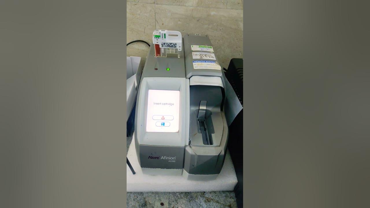 Afinion as100 Hba1c test machine YouTube