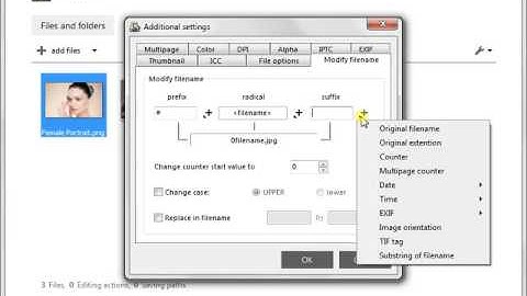 Name Image Files with Macros, EXIF and TIFF Tags using reaConverter