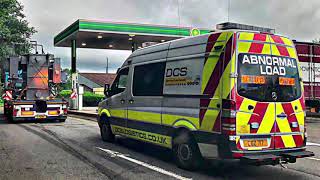 DCS Logistics Abnormal Load Escort Services - Transformer in time Bristol