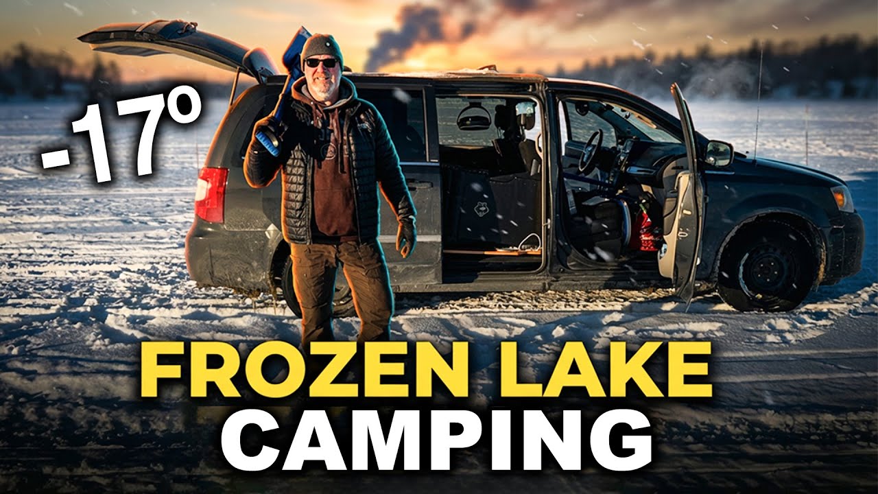 I Drove My Van Onto a Frozen Lake… and Immediately Regretted It