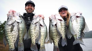 2 HOURS of SPRING CRAPPIE Catch and Cooks! (BIG SLABS!)