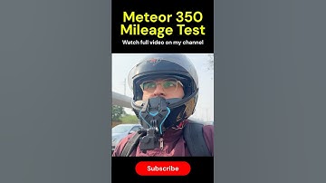 Royal Enfield Meteor 350 Mileage Test @royalenfield