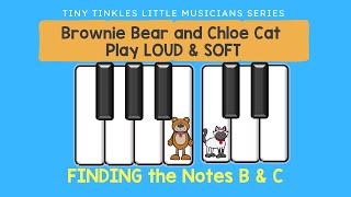 PIANO Music Notes / Find the note B and C / CLAP AND PLAY ALONG / Music Notes for Preschoolers screenshot 5