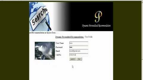 IEEE 2013 DOT NET Dynamic Personalized Recommendation on Sparse Data