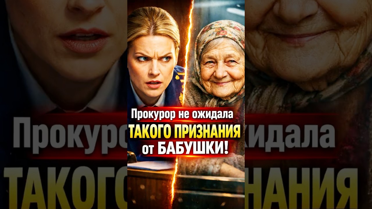 Прокурор не ожидала такого признания от бабушки! ⚖️👵 