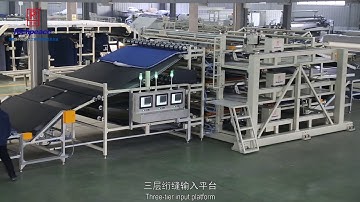 3 Layers Comforter Automatic Quilting Production Line