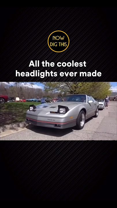 All the coolest headlights ever made 🚘  #cars #headlights #custom #vintage #classic #motor #rare