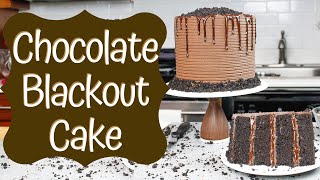 Chocolate Blackout Cake | CHELSWEETS