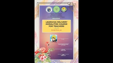 LDM 2: LEARNING DELIVERY MODALITIES 2 (for Teachers)