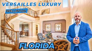 $1.03M Wellington Versailles Home Tour | Lakefront Pool