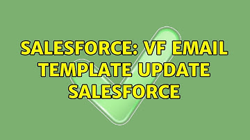 Salesforce: VF Email Template update Salesforce
