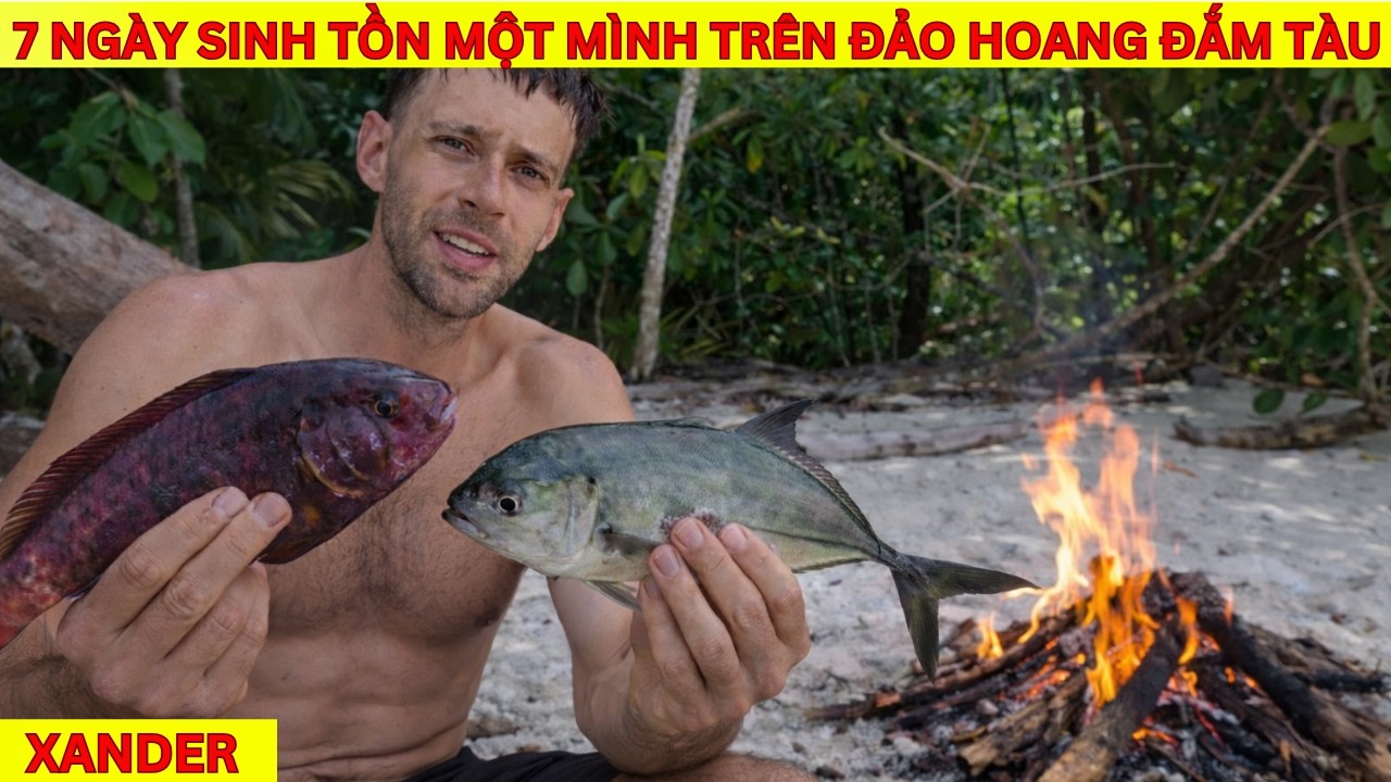 7 Ngày Sinh Tồn Một Mình Trên Đảo Đắm Tàu ​​| Không Thức Ăn, Nước Uống Hay Nơi Trú Ẩn