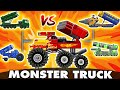 The scary truth of america monster truck rocket  cartoons about tanks  tankanimations