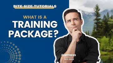 What is a Training Package? (TAE40116/TAE40122)