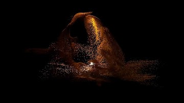 particle animation  in MAYA