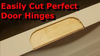 How to Cut Perfect Door Hinges | Fast and Easy | Ryobi Door Hinge Template