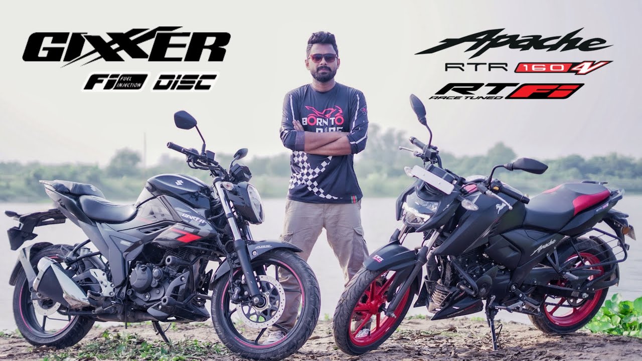 Mileage এর জন্য কোনটি সেরা ?? || Apache RTR 160 4V Fi ABS Vs Gixxer Fi ABS Comparison || Drag Race