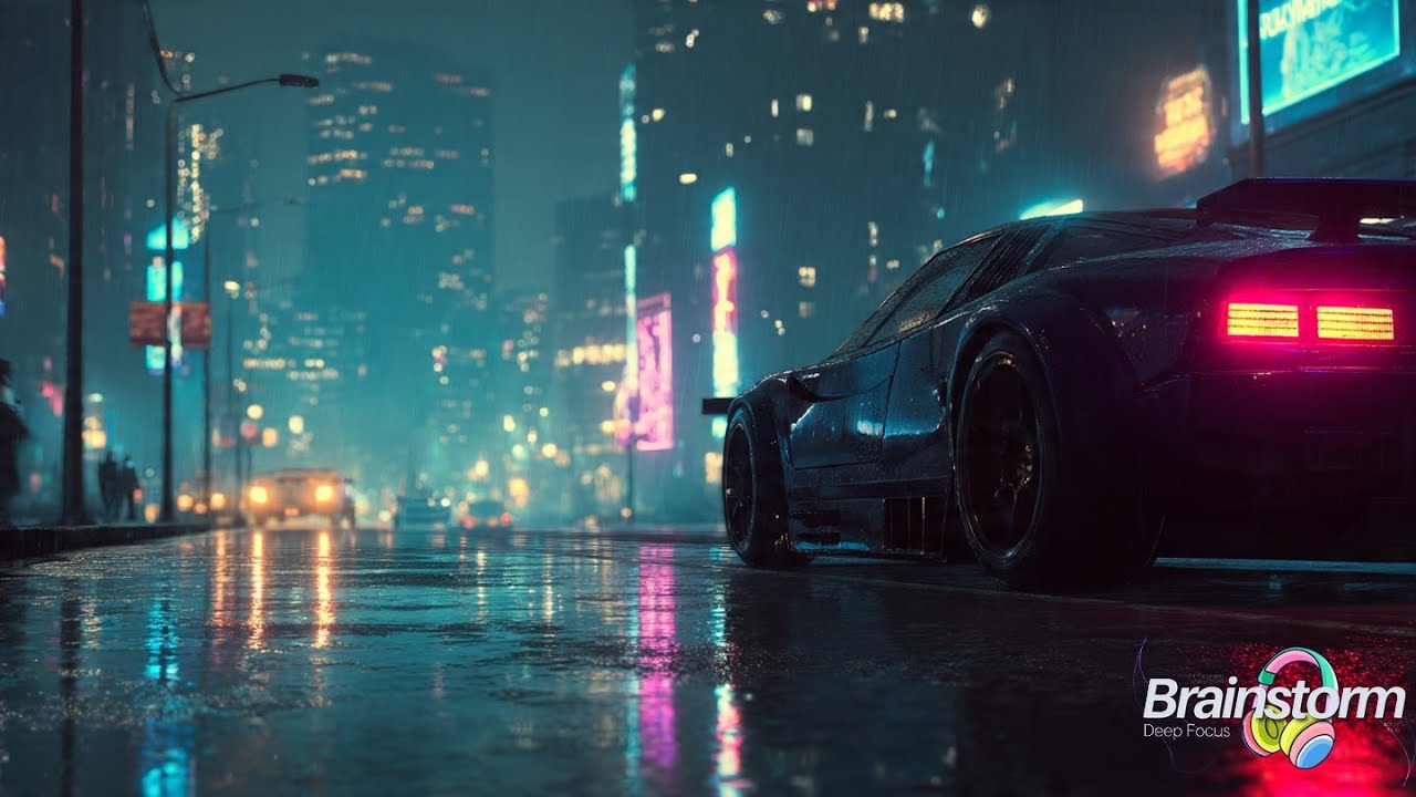 Ultimate Synthwave Study Music - Deep Focus for Hours