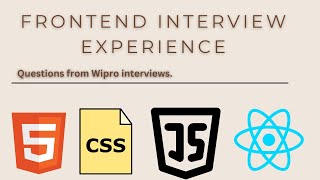 Wipro Fresher Interview Experience | HTML CSS JavaScript