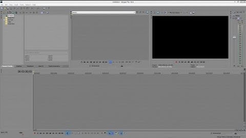 How to regain back toolbar || screen  (Explorer, Video Fx, Project Media)  Sony Vegas [HD]
