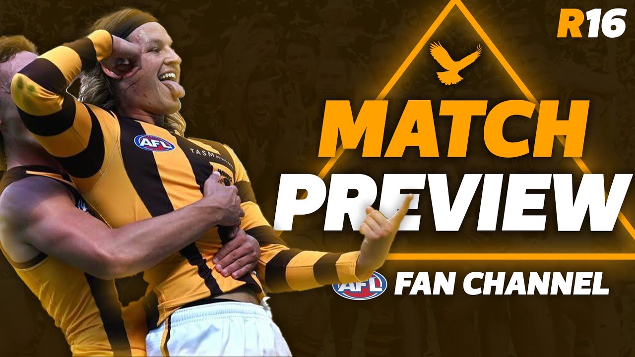 PREVIEW WEST COAST vs HAWTHORN AFL ROUND 16 2024 YouTube