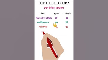 🤘💥D.####El.ED / BTC 1st Semester syllabus ..........syllabus✨️✨️
