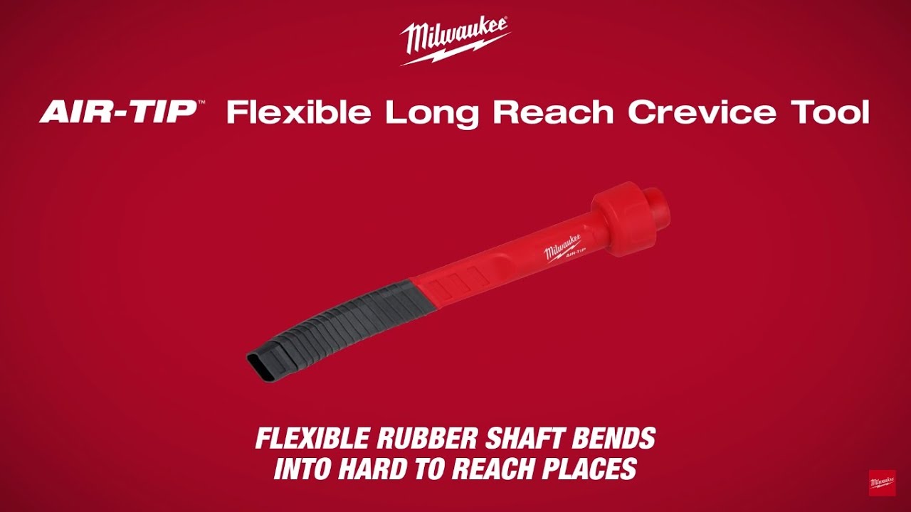 Milwaukee® AIR TIP™ Flexible Long Reach Crevice Tool