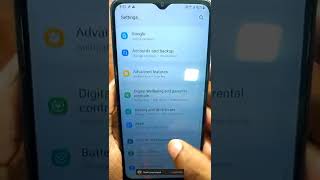 Samsung galaxy f12 Double tap screen on off settings//How to set double tap screen on screenshot 5