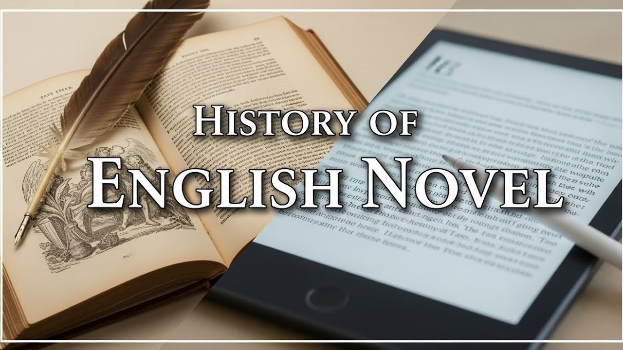 The History of the English Novel | Complete Explanation in Easy English | English with MN