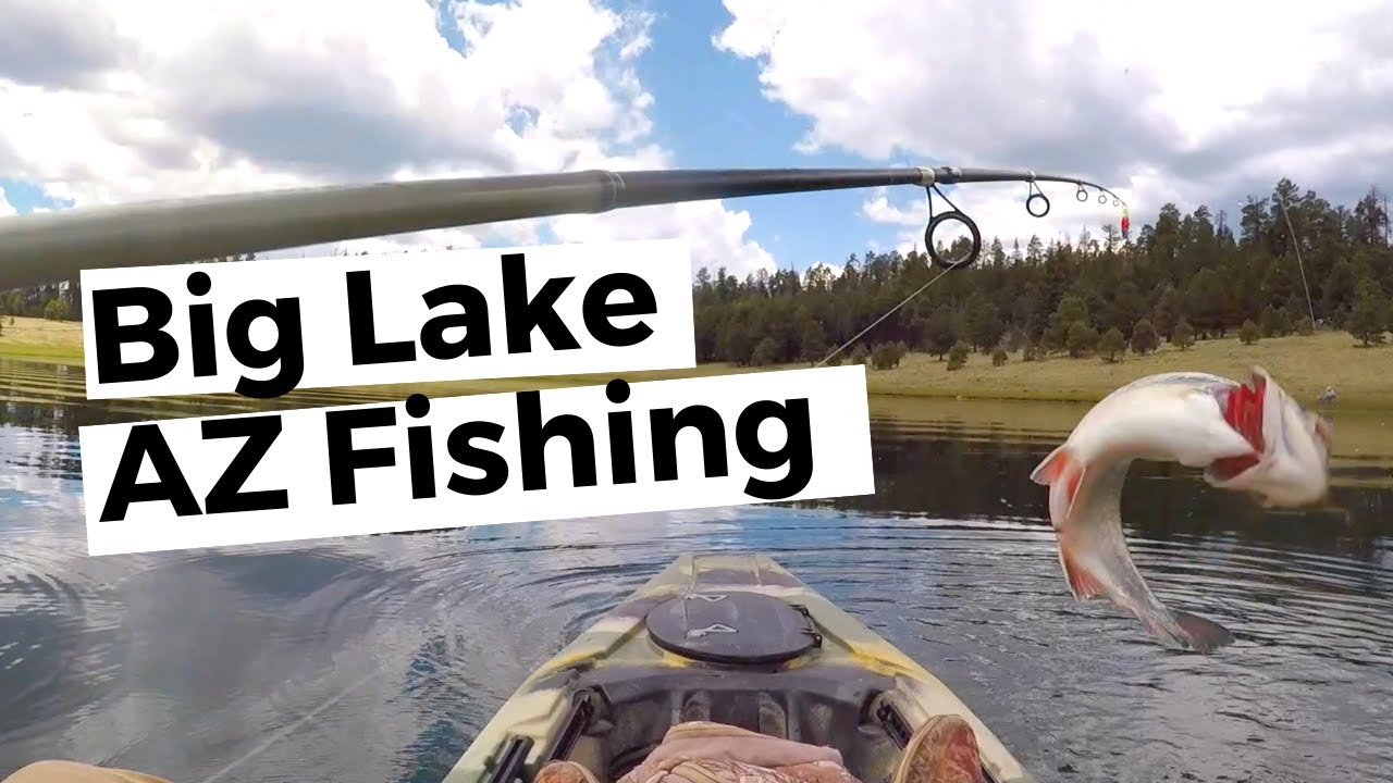 Kayak Fishing Big Lake AZ (Awesome Place) YouTube