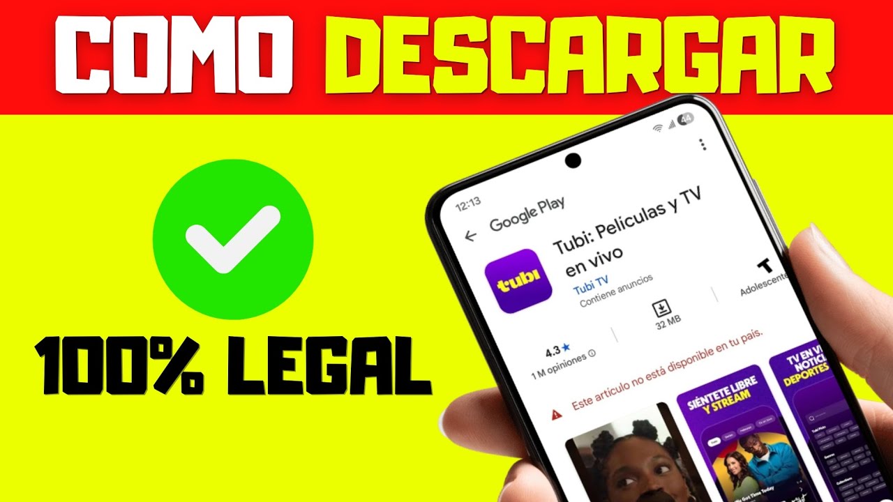 Como Instalar TUBI: Películas y TV en Vivo en el Celular ✅️ 