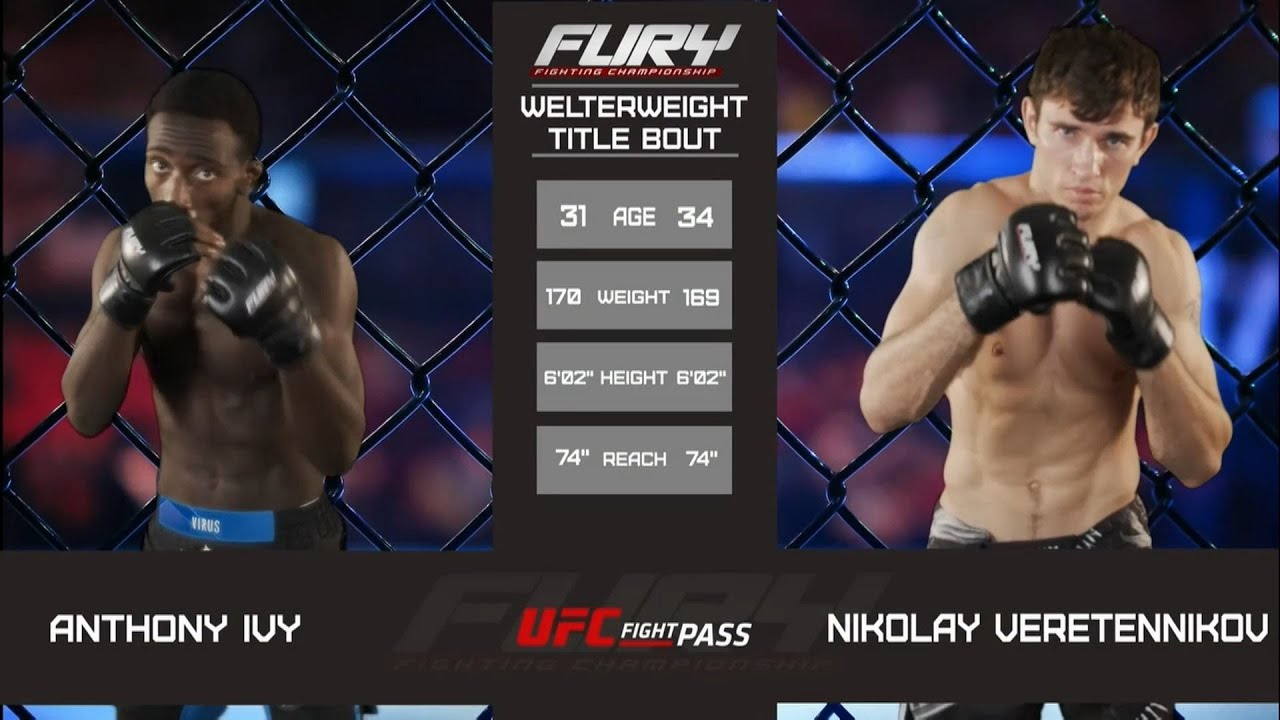 Fury FC 46: Nikolay Veretennikov vs Anthony Ivy | May 16, 2021