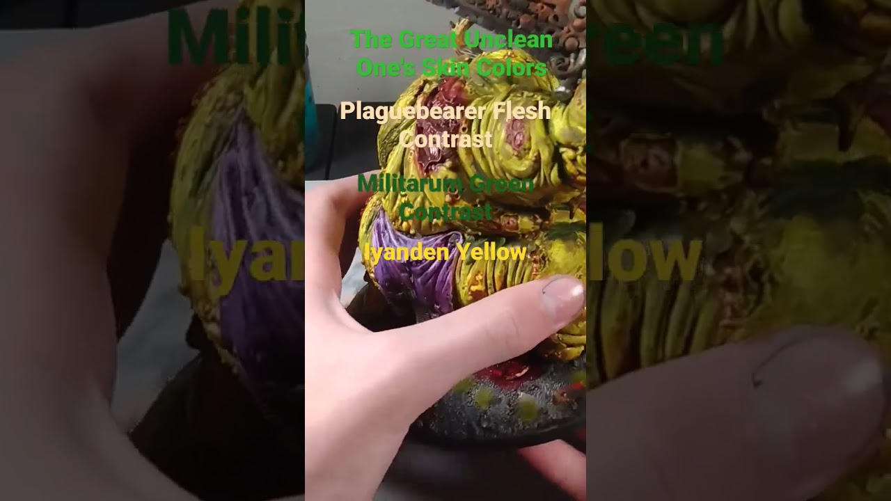 How to Paint the Great Unclean One's Skin