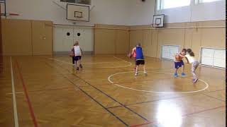 Partner Resistance Run (One Ball Dribble) www.BasketballDrills.cz