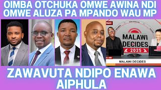 OIMBA OMWE ALUZA KOMANSO OMWE AWINA PA MPANDO WA U MP PA ZISANKHO ZA CHAKA CHINO EEH APA SIZINAYENDE