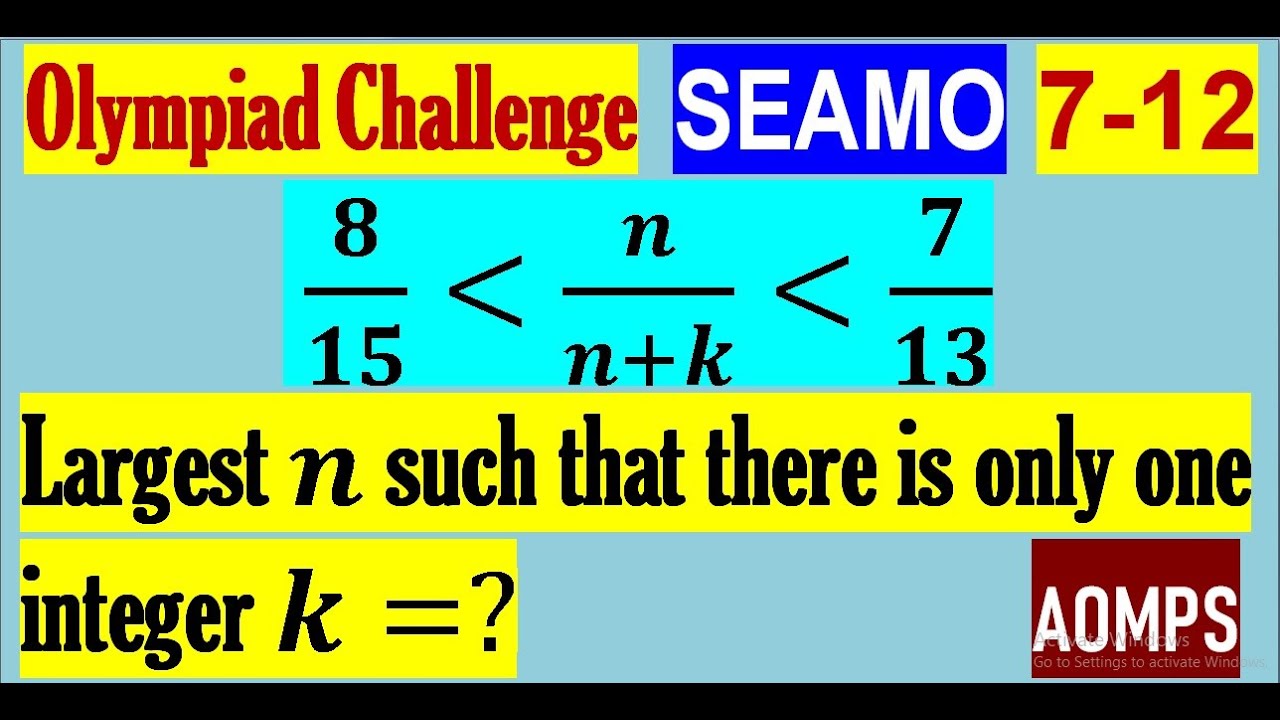 Find Largest N Such That There Is Only One Integer K That Is 8 15 Less find-largest-n-such-that-there-is-only-one-integer-k-that-is-8-15-less