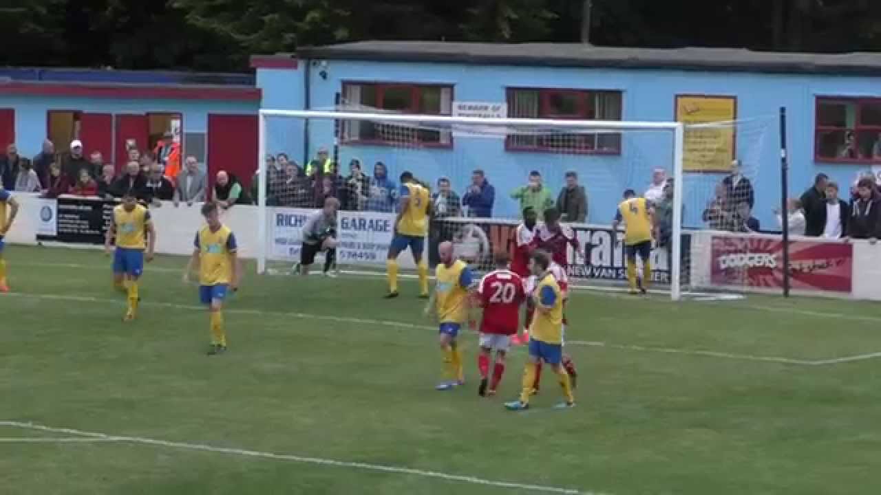 James Gray scores at Colwyn Bay