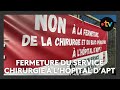 Ref:escmmbJ91D4 Fermeture du service chirurgie de l'h�pital d'apt pr�vue pour le 31 d�cembre