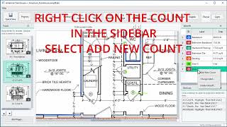Count Takeoff in SimpliTake | Count Items on PDF Plans